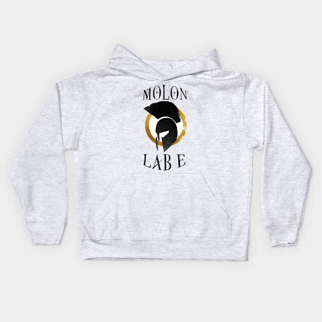 Molon Labe Kids Hoodie by Mopholo